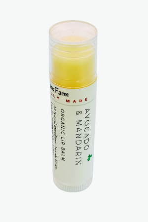 Avocado og mandarin lipbalm